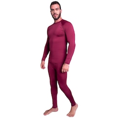 Conjunto Segunda Pele Térmico MVB Modas Proteção Uv 50+ - Masculino - Foto 2