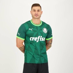 Camisa do Palmeiras I 2023 23 R. Veiga Puma - Masculina - Foto 3