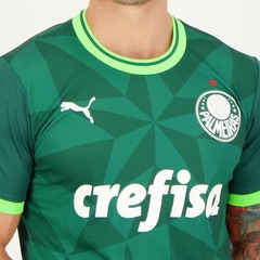 Camisa do Palmeiras I 2023 23 R. Veiga Puma - Masculina - Foto 4