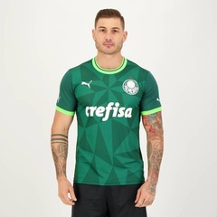 Camisa do Palmeiras I 2023 23 R. Veiga Puma - Masculina - Foto 1