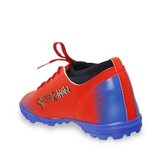 Chuteira Society Dray Marvel Homem-Aranha - Infantil - Foto 2