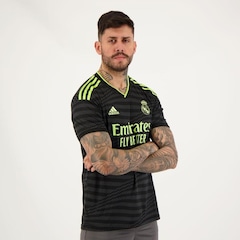 Camisa Real Madrid Third 2023 9 Benzema adidas - Masculina - Foto 5