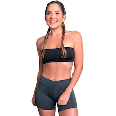 Shorts MVB Modas Cintura Alta Curto - Feminino - Foto 1