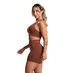 Shorts MVB Modas Cintura Alta Curto - Feminino - Foto 2