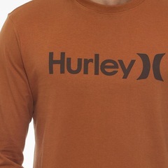 Camiseta Manga Longa Hurley O&O Solid - Masculina - Foto 2