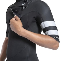 Long John Hurley Manga Curta Advant 2/2mm Fullsuit - Masculino - Foto 10