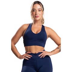 Top Fitness MVB Modas Suplex Nadador - Feminino - Foto 1