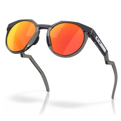 Óculos de Sol Unissex Oakley HSTN Matte Carbon Prizm Ruby 0252 - Foto 2