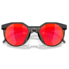 Óculos de Sol Unissex Oakley HSTN Matte Carbon Prizm Ruby 0252 - Foto 5