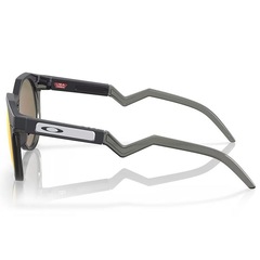 Óculos de Sol Unissex Oakley HSTN Matte Carbon Prizm Ruby 0252 - Foto 6