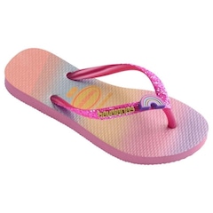 Chinelo Havaianas Kids Slim Glitter II - Infantil - Foto 3