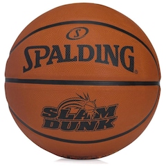 Bola de Basquete Spalding Slam Dunk Tam 7 Borracha - Foto 1
