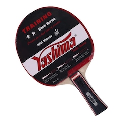 Raquete de Tênis de Mesa Yashima 9427 Clássica 2 Estrelas Borracha Lisa com Esponja - Foto 1