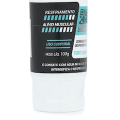 Creme Nanogel Toff Care Crioterápico Resfriamento Intenso - 100g - Foto 2