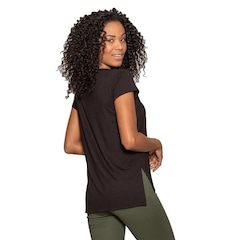 Camiseta Run More Alongada - Feminina - Foto 2