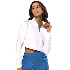 Blusão Alto Giro Cropped High - Feminino - Foto 1