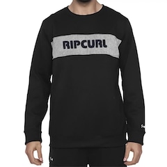 Blusão de Moletom Rip Curl Careca Cut Fleece Medina - Masculino - Foto 1