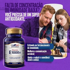 Vitamina E 1000UI Vigold - 30 Cápsulas - Foto 2