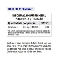 Vitamina E 1000UI Vigold - 30 Cápsulas - Foto 4