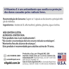 Vitamina E 1000UI Vigold - 30 Cápsulas - Foto 5