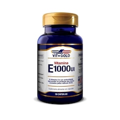 Vitamina E 1000UI Vigold - 30 Cápsulas - Foto 1
