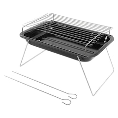 Kit Mor: Churrasqueira Portátil Praiana + Pegador para Churrasco - Foto 4