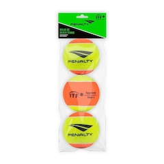 Pack Bolas de Beach Tennis Penalty - 3 Unidades - Unissex - Foto 1
