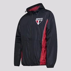 Jaqueta Corta Vento do São Paulo com Capuz Futfanatics Reflective - Feminina - Foto 1