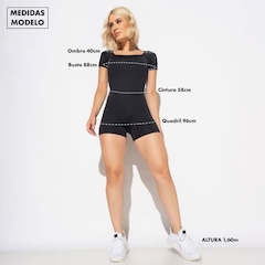 Calça Legging Honey Be Fitness Básica Atomic - Feminina - Foto 5