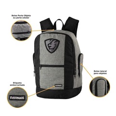 Mochila Bolsa Escolar Passeio Street Everbags - Foto 5