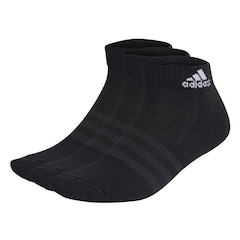 Kit Meias adidas Sportswear Ankle - 3 pares - Unissex - Foto 1