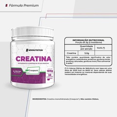 Creatina Creapure Pura 100g New Nutrition - Foto 2