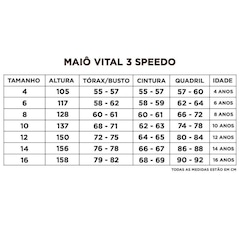 Maiô de Natação Speedo Vital 3 Juvenil - Infantil - Foto 5