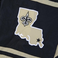 Jaqueta Corta Vento com Capuz New Era Windbreaker NFL New Orleans Saints Back To School - Masculina - Foto 7