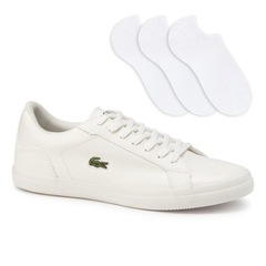 Kit Tênis Lacoste Europa + 3 Pares De Meias Selene Esportivas - Masculino - Foto 6