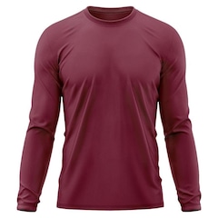 Camiseta Manga Longa Adriben Dry Fit Proteção Solar UV 50/ Treino Academia - Masculina - Foto 1