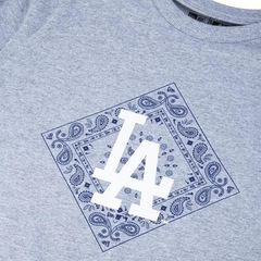 Camiseta New Era Los Angeles Dodgers MLB Street Paisley - Masculina - Foto 3