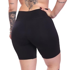 Bermuda Legging Dellas Fit Zero Tranparência Short Cós Alto Lisa Fitness Academia Treino Esporte - Feminina - Foto 2