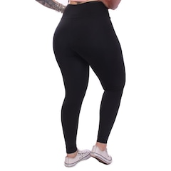 Calça Legging Dellas Fit Zero Transparência Proteção UV Suplex Nakai Academia Treino Esporte - Feminina - Foto 2