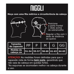 Capacete Niggli Pads Titanium Iron Pro N1 - Foto 3