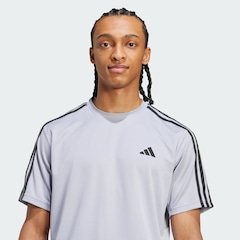 Camiseta Masculina adidas Manga Curta Essentials 3 Listras - Foto 5