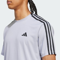 Camiseta Masculina adidas Manga Curta Essentials 3 Listras - Foto 6