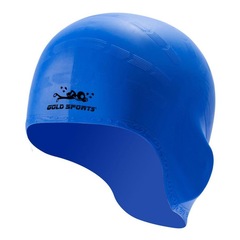 Touca de Natação Gold Sports Ergononico Ultra Confort com Cobertura das Orelhas - Adulto - Foto 1