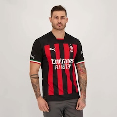 Camisa Milan Home 2023 11 Ibrahimovic Puma - Masculina - Foto 3