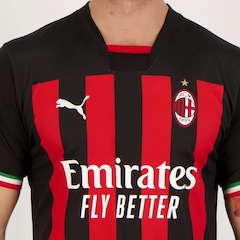 Camisa Milan Home 2023 11 Ibrahimovic Puma - Masculina - Foto 4