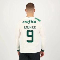 Camisa do Palmeiras Ii 2023 Manga Longa 9 Endrick Puma - Masculina - Foto 1