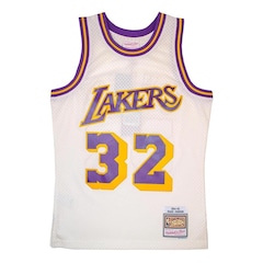 Camiseta Regata Mitchell & Ness NBA Los Angeles Lakers Magic Johnson - Masculina - Foto 1