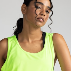 Camiseta Regata Whats Wear Dry Fit Lisa Básica Proteção Solar UV - Feminina - Foto 4