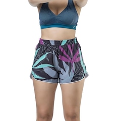 Shorts Elite Microfibra Em Estampa Digital - Feminino - Foto 1