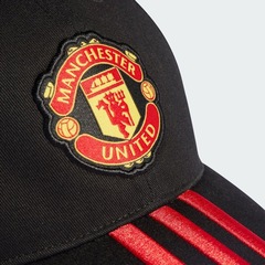 Boné Aba Curva do Manchester United adidas - Strapback - Adulto - Foto 4